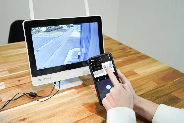 岐阜県・愛知県で専用モニター付きの防犯カメラ設置